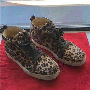 Louboutin calf hair sneakers